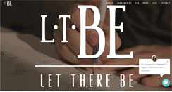 Desktop Screenshot of lettherebe.com